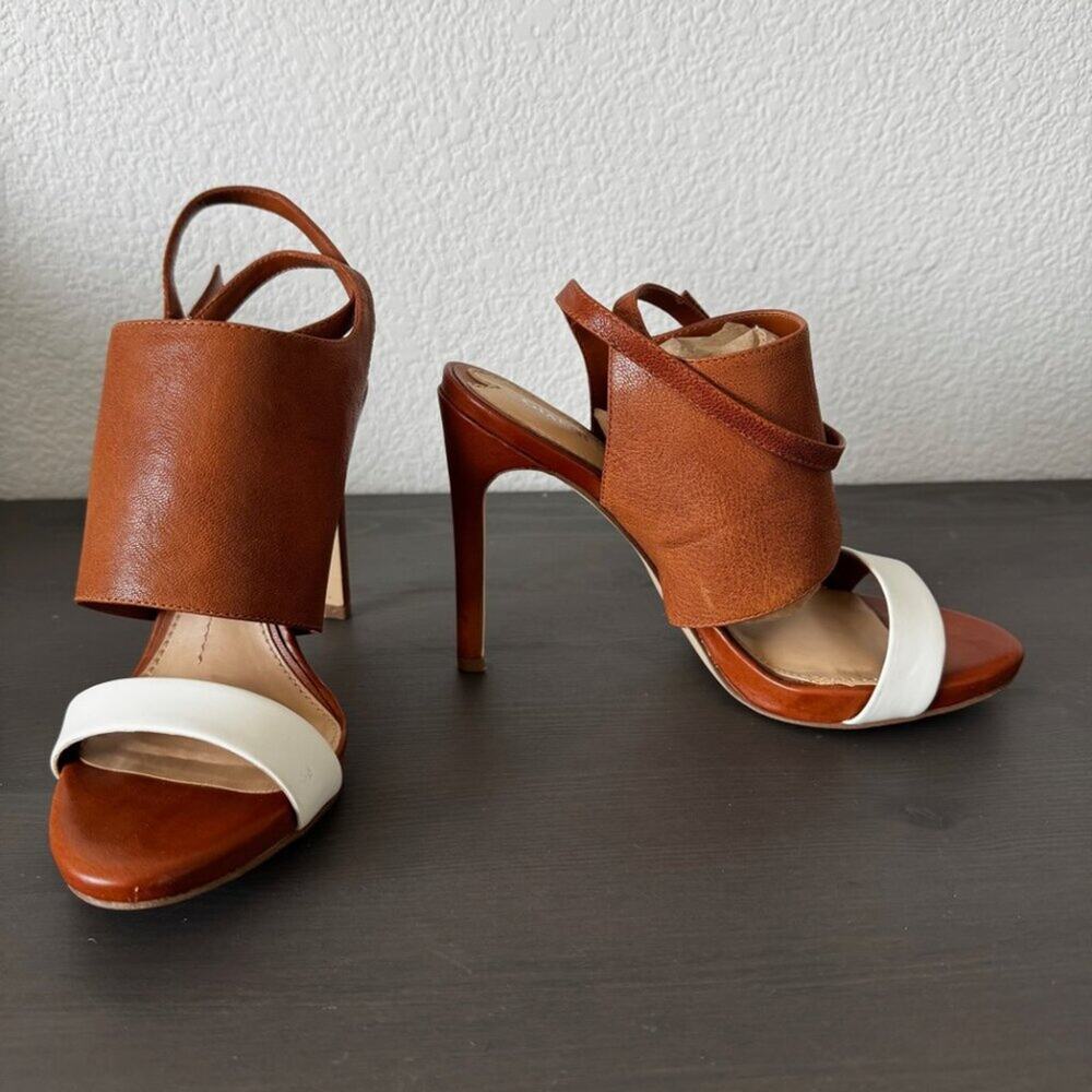 Gianni Bini | Strappy Leather High Heeled Sandals size 6.5 - Picture 7 of 13
